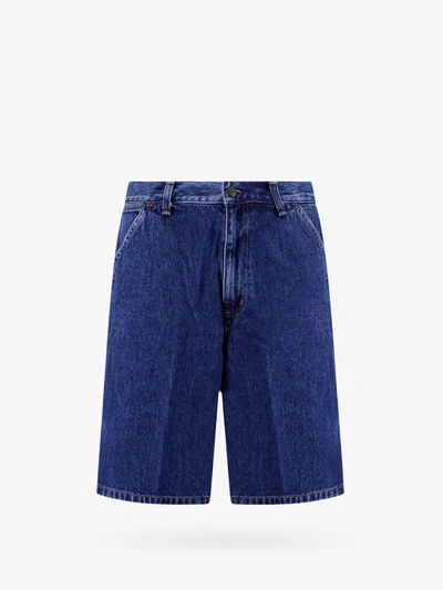 Carhartt Brandon Bermuda Shorts In Blue Stone Washed