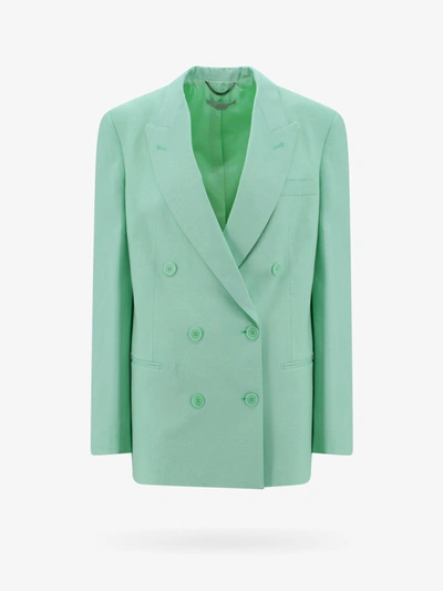 Stella Mccartney Stella Mc Cartney Mint Green Double Breasted Jacket