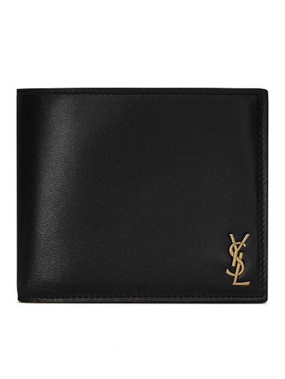 Saint Laurent Monogram Wallet In Black