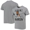 HOMAGE HOMAGE KEVIN DURANT grey BROOKLYN NETS CARICATURE TRI-BLEND T-SHIRT