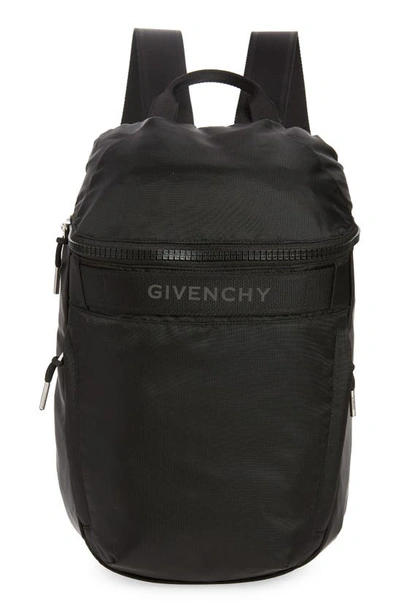 Givenchy Black G-trek Backpack In 001-black