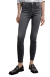 Mango Isa Skinny Jeans In Open Grey