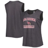 Fanatics Branded Heather Charcoal Arizona Cardinals Plus Size Tank Top In Heather Charcoal