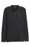 Travismathew Cloud 2.0 Quarter Zip Pullover In Black