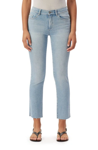 Dl1961 Mara Instasculpt Mid Rise Ankle Straight Leg Jeans In Blue