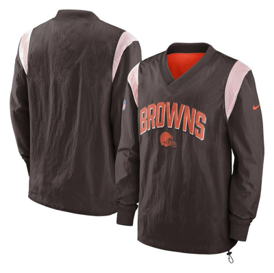 Nike Men's Athletic Stack (nfl Cleveland Browns) Pullover Jacket