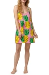 Bedhead Pajamas Pineapple Print Organic Cotton Chemise In Pineapple