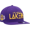 NEW ERA NEW ERA PURPLE LOS ANGELES LAKERS ROCKER 9FIFTY SNAPBACK HAT