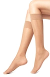 Stems 3-pack Sheet Knee High Socks In Nude