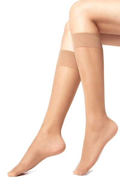 STEMS STEMS 3-PACK SHEER KNEE HIGH SOCKS