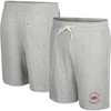 Colosseum Heather Gray Arkansas Razorbacks Love To Hear This Terry Shorts In Heather Gray