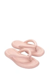 Melissa Free Water Resistant Flip Flop In Pink