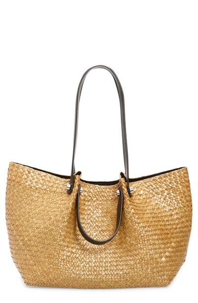 Allsaints Paper Straw Allington Tote Bag In Natural