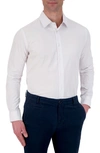 REPORT COLLECTION 4X STRETCH SLIM FIT CHECK DRESS SHIRT