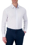 REPORT COLLECTION 4X STRETCH SLIM FIT NEAT DRESS SHIRT