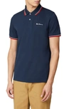 Ben Sherman Signature Organic Cotton Polo Shirt Top In Dark Navy, Men's At Urban Outfitters In Dark Navy