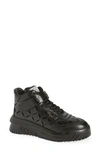 Versace 'odissea' Sneakers With  Cut-outs In Black/ Palladium