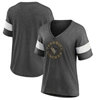 Fanatics Branded Heather Charcoal Pittsburgh Penguins Special Edition 2.0 Ring The Alarm V-neck T-sh In Heather Charcoal
