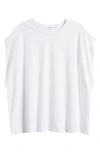 Good American Cotton Muscle Tank In White001