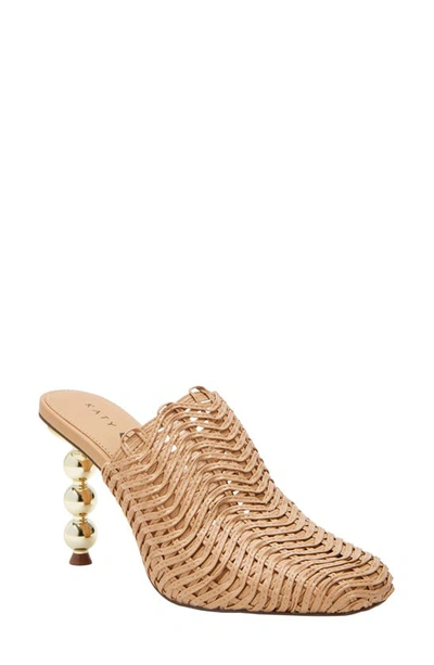 Katy Perry The Beed Zigzag Mule In Biscotti