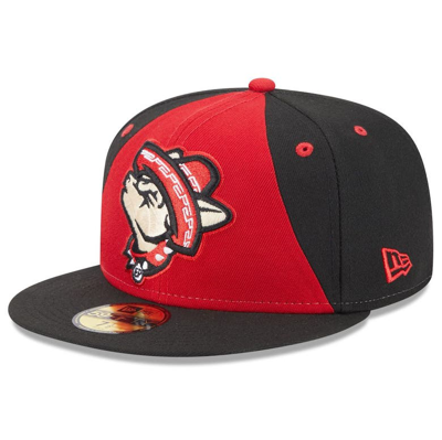 New Era Red El Paso Chihuahuas Authentic Collection Alternate Logo 59fifty Fitted Hat