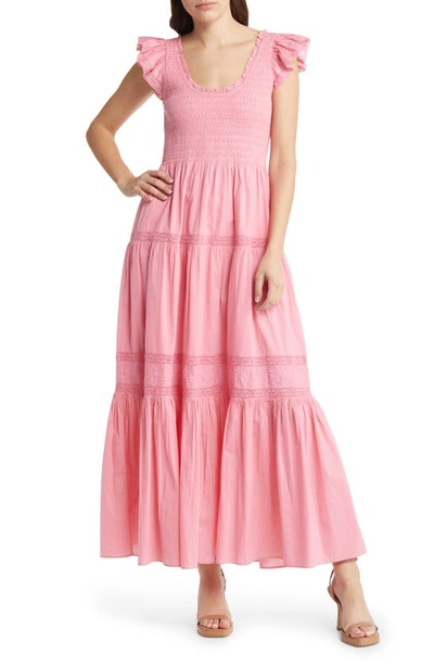 Loveshackfancy Chessie Dress In Pink