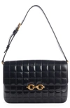 Saint Laurent Gesteppte Le Maillon Schultertasche In Nero