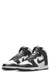 Nike Dunk Hi Retro Basketball Shoe In White/ Black/ Orange