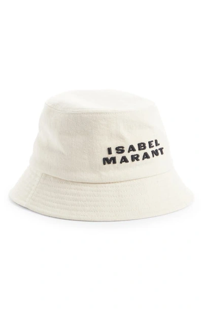 Isabel Marant Haley Logo Hat In Cream