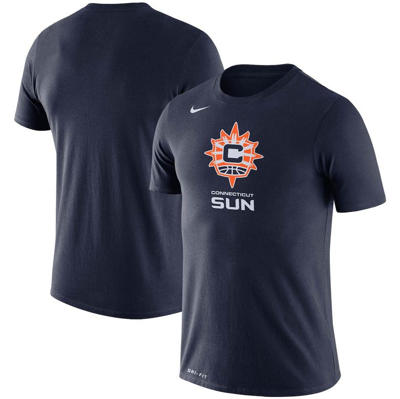 Nike Navy Connecticut Sun Logo Performance T-shirt In Blue