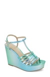 KENNETH COLE CELIA ANKLE STRAP PLATFORM WEDGE SANDAL