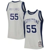 Mitchell & Ness Dikembe Mutombo Gray Georgetown Hoyas 1990/91 Swingman Jersey In Gray