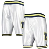 MITCHELL & NESS MITCHELL & NESS WHITE MICHIGAN WOLVERINES 1991 SHORTS