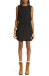 Moncler Elasticated Sleeveless Minidress In 999