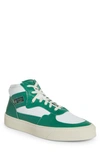 RHUDE CABRIOLET MID TOP LEATHER SNEAKER