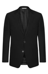 Samuelsohn Double Twist Wool Blazer In Black
