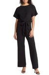 NIKKI LUND ALEXANDRA TIE WAIST JUMPSUIT