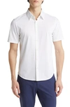 THEORY THEORY IRVING SHORT SLEEVE BUTTON-UP SHIRT