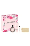 JIMMY CHOO JIMMY CHOO SIGNATURE EAU DE PARFUM 4-PIECE SET USD $167 VALUE