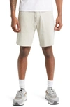 Armani Exchange Bermuda Sweat Shorts In White Pepper