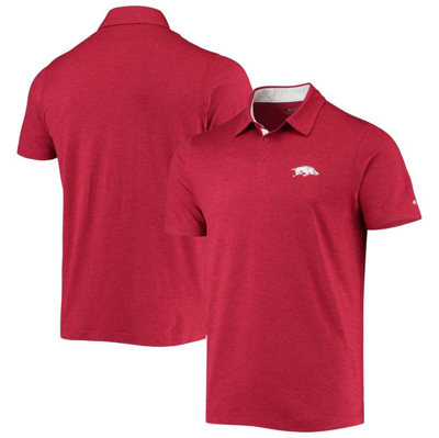Columbia Cardinal Arkansas Razorbacks Tech Trail Omni-shade Polo