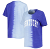 GAMEDAY COUTURE GAMEDAY COUTURE ROYAL KENTUCKY WILDCATS FIND YOUR GROOVE SPLIT-DYE T-SHIRT
