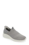 Skechers Ultra Flex 3.0 Smooth Step Slip-on Sneaker In Gray