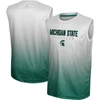 COLOSSEUM YOUTH COLOSSEUM WHITE/GREEN MICHIGAN STATE SPARTANS MAX TANK TOP