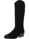 DR. SCHOLL'S SHOES LOVELY WOMENS FAUX SUEDE TALL KNEE-HIGH BOOTS