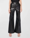 CAMI NYC ZENOBIA VEGAN LEATHER PANT IN BLACK