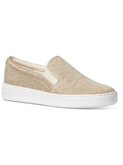 Michael Michael Kors Keaton Slip On Womens Fitness Lifestyle Casual And Fashion Sneakers In Beige
