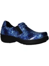 Easy Works By Easy Street Bind Leather Loafer In Blue Spectral Patent Leather
