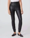 Paige Sheena High Waist Faux Leather Leggings In Black