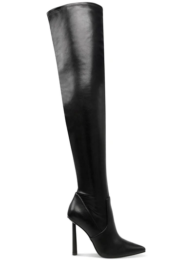 Steve Madden Vivee Womens Sequin Evening Over-the-knee Boots In Multi